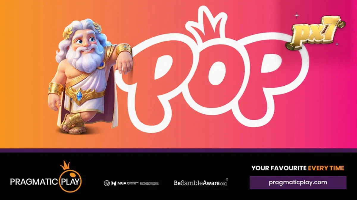 Interface colorida e vibrante da nova linha de jogos POP da Pragmatic Play